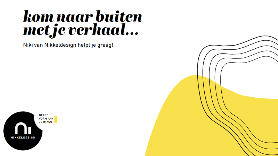 kom naar buiten met je verhaal gratis stappen om je merkverhaal neer te zetten